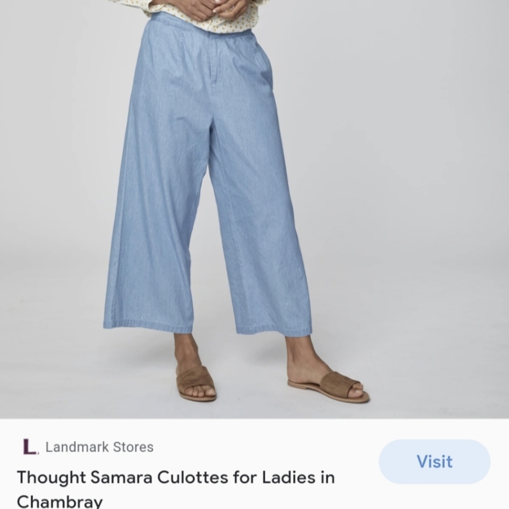 Chambray cullottes